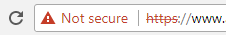 Not secure https error